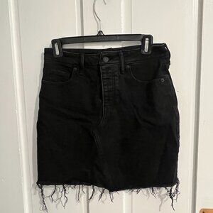 Black Demin Skirt